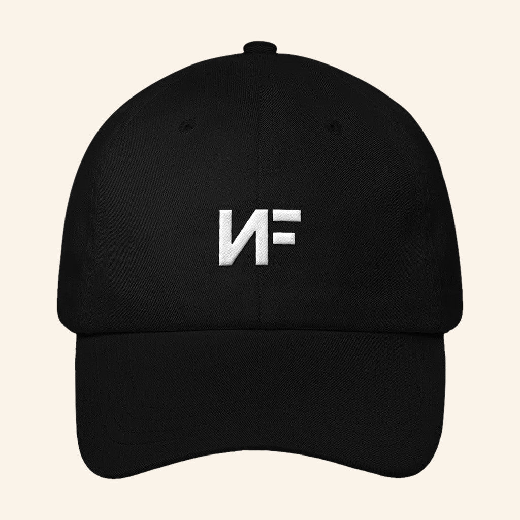NF Merch Black NF Logo Hat Embroidered Gift Ideas For Rapper Fans - Lilybirchmarket