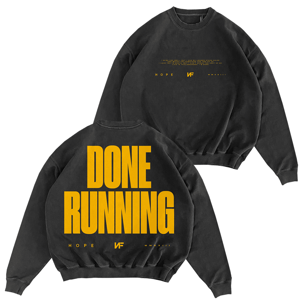 NF Merch Done Running Pepper Sweatshirt Gifts For Music Fans Father's Day Gift for Dad - Lilybirchmarket