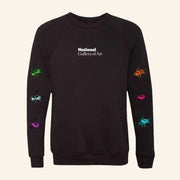 NGA Merch National Gallery Of Art Neon Bee Sweatshirt Gifts For Your Girlfriend - Lilybirchmarket