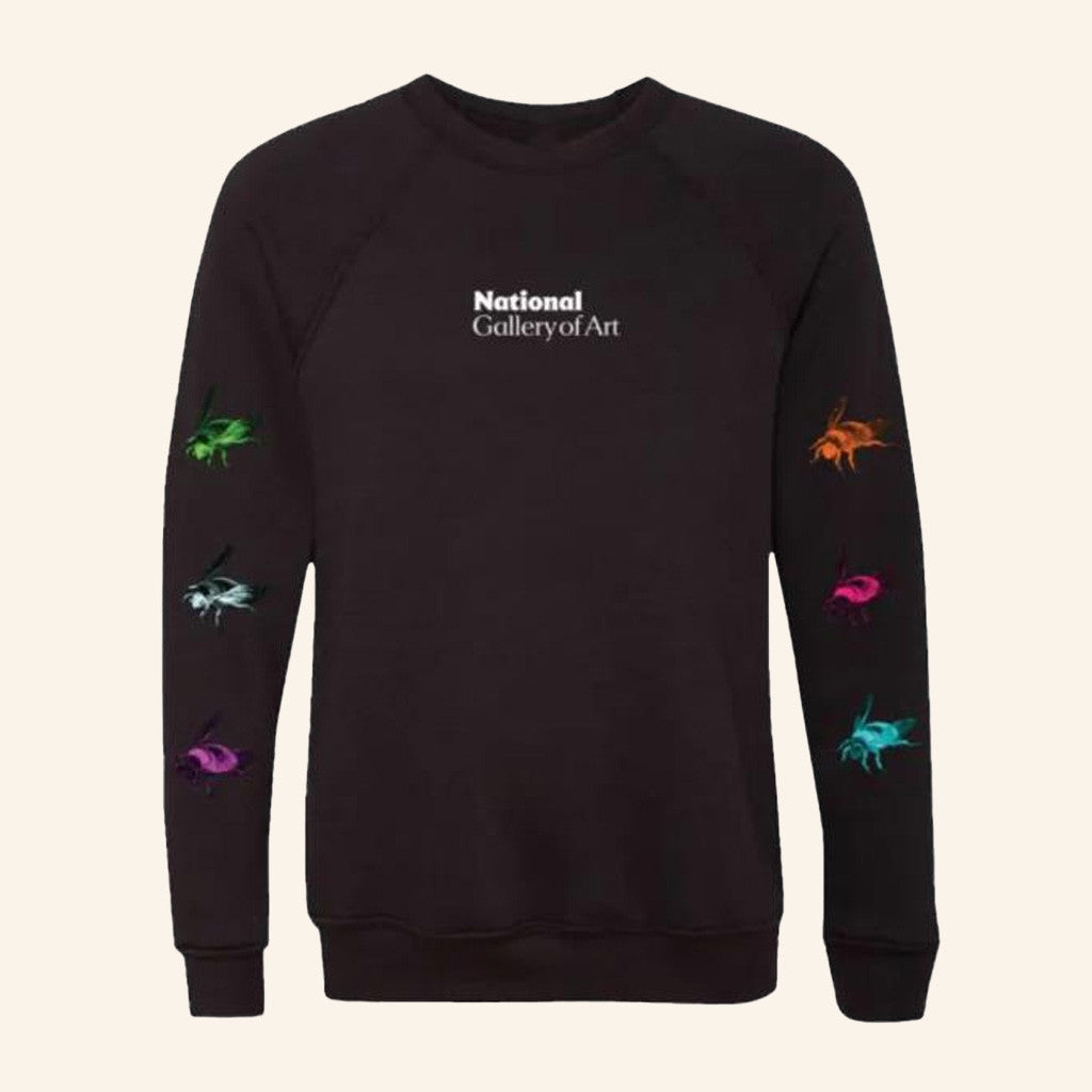 NGA Merch National Gallery Of Art Neon Bee Sweatshirt Gifts For Your Girlfriend - Lilybirchmarket