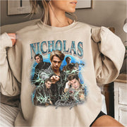 Nicholas Galitzine Sweatshirt, Nicholas Galitzine Tees, Character Purple HearShirt Gifts For Him - Lilybirchmarket