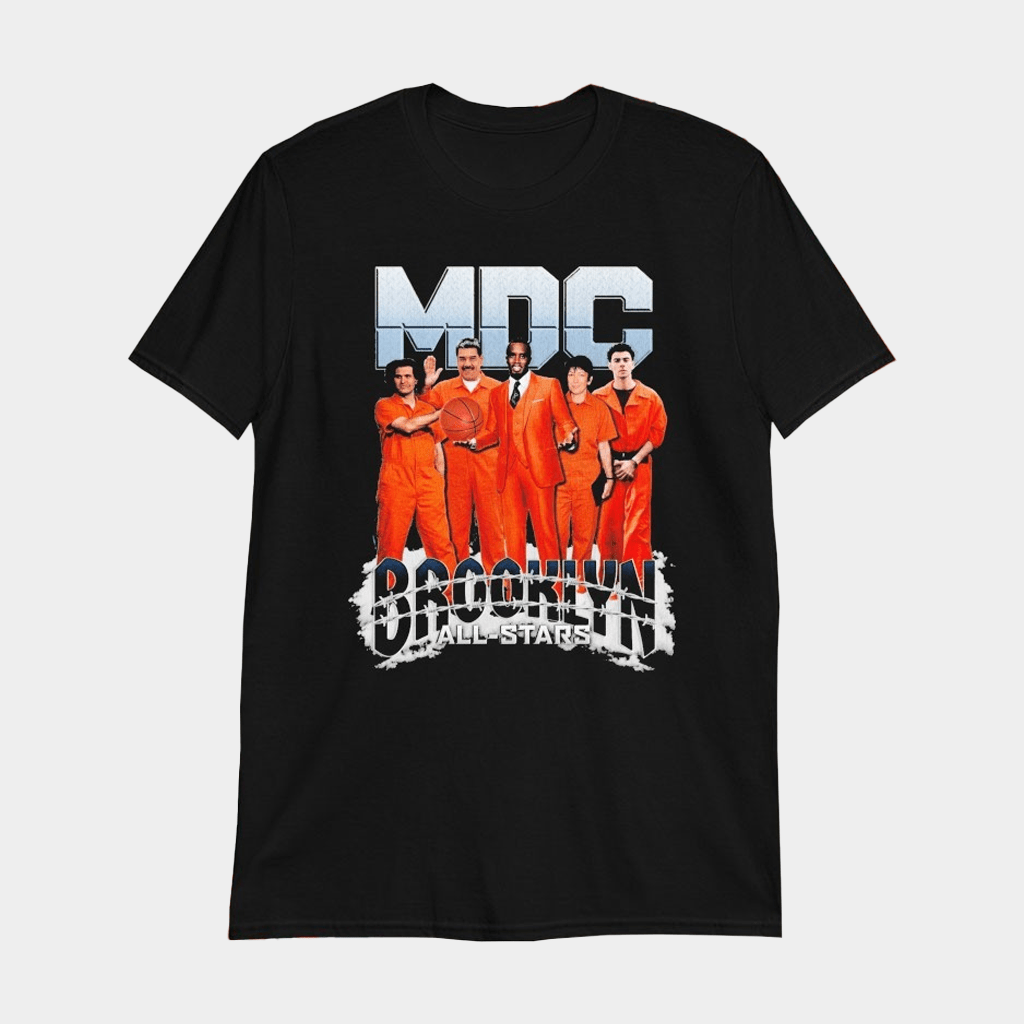 Nicolas Maduro Diddy Sean Combs And Luigi Mangione MDC Brooklyn All Stars T-Shirt Fan Apparel - Lily Birch Market