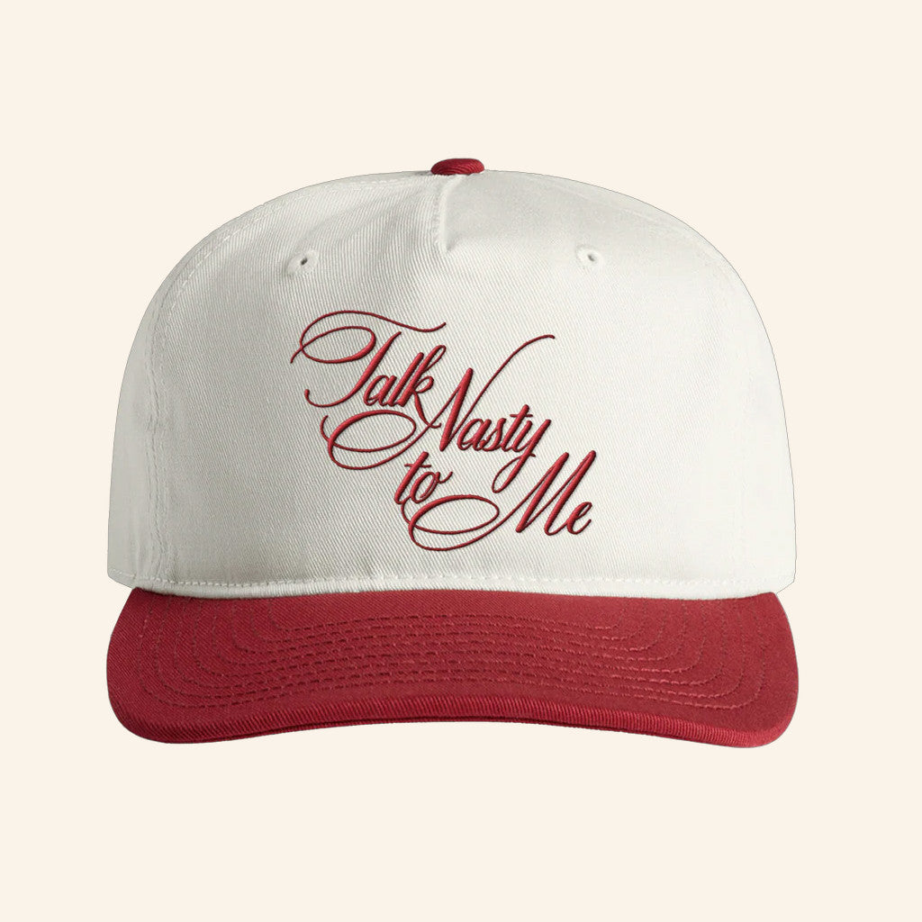 Nicole Rafiee Merch Talk Nasty To Me Embroidered Hat Gifts Ideas For Wife - Lilybirchmarket