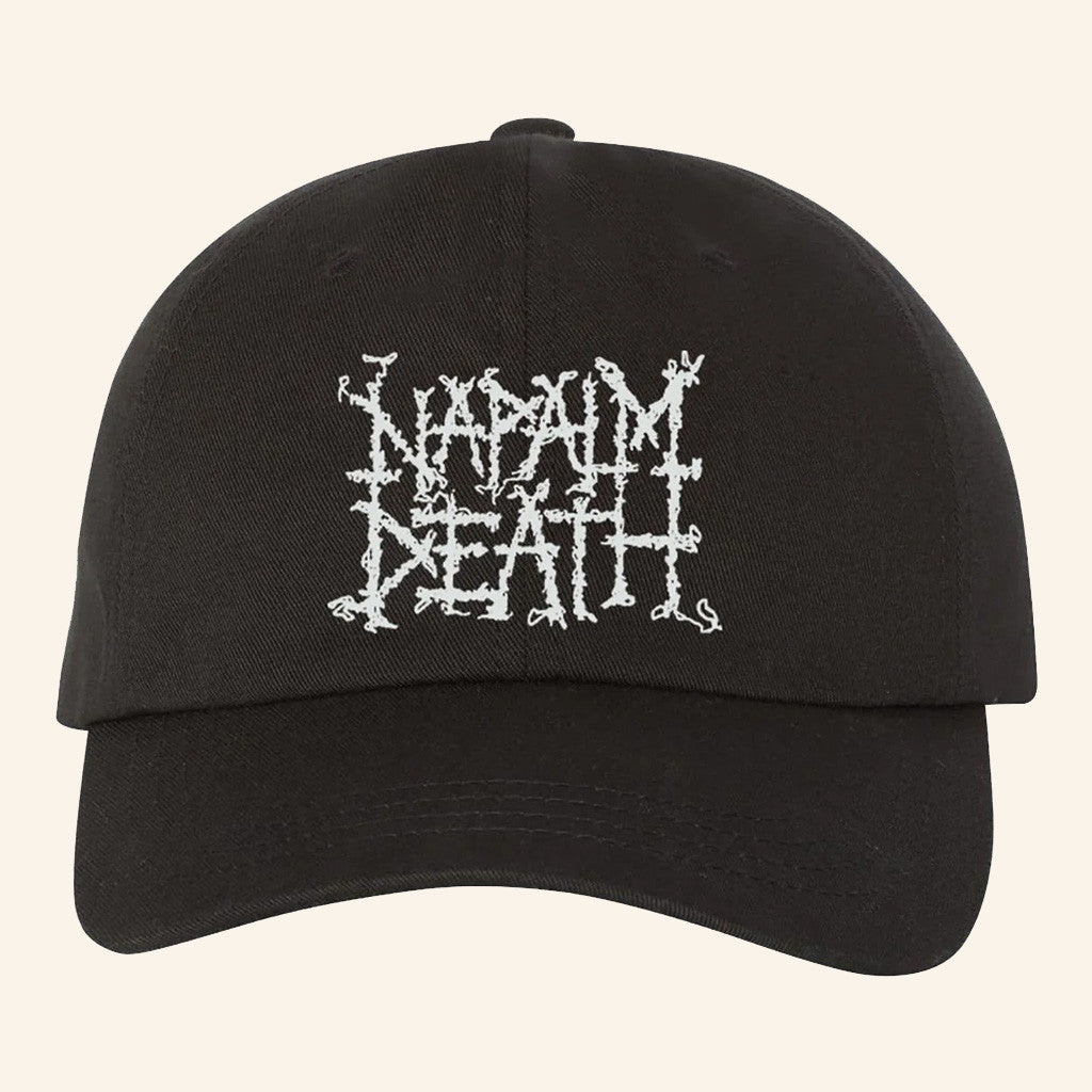 Night Shift Merch Napalm Death Logo Hat Embroidered Birthday Ideas For Husband - Lilybirchmarket