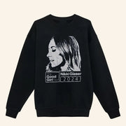 Nikki Glaser Merch Good Girl Photo Sweatshirt Xmas Gift Ideas For Wife - Lilybirchmarket