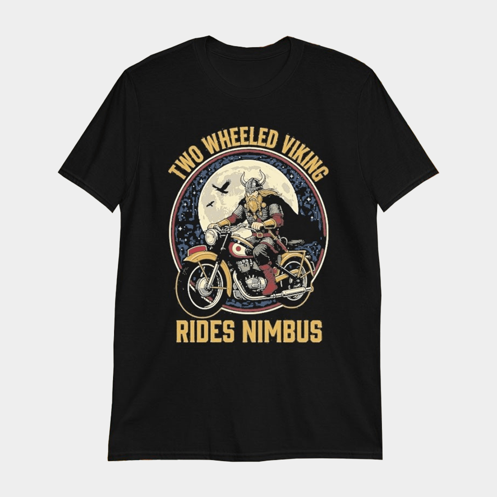 Nimbus Two Wheeled Viking Rides Nimbus Motor T-Shirt Gifts For Father - Lily Birch Market