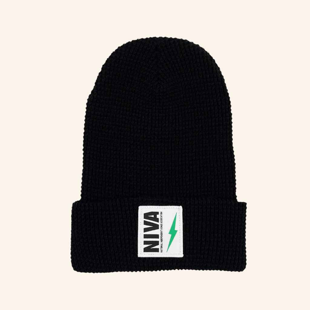 NIVA Merch Black Beanie Unique Gift For Boyfriend Birthday - Lilybirchmarket