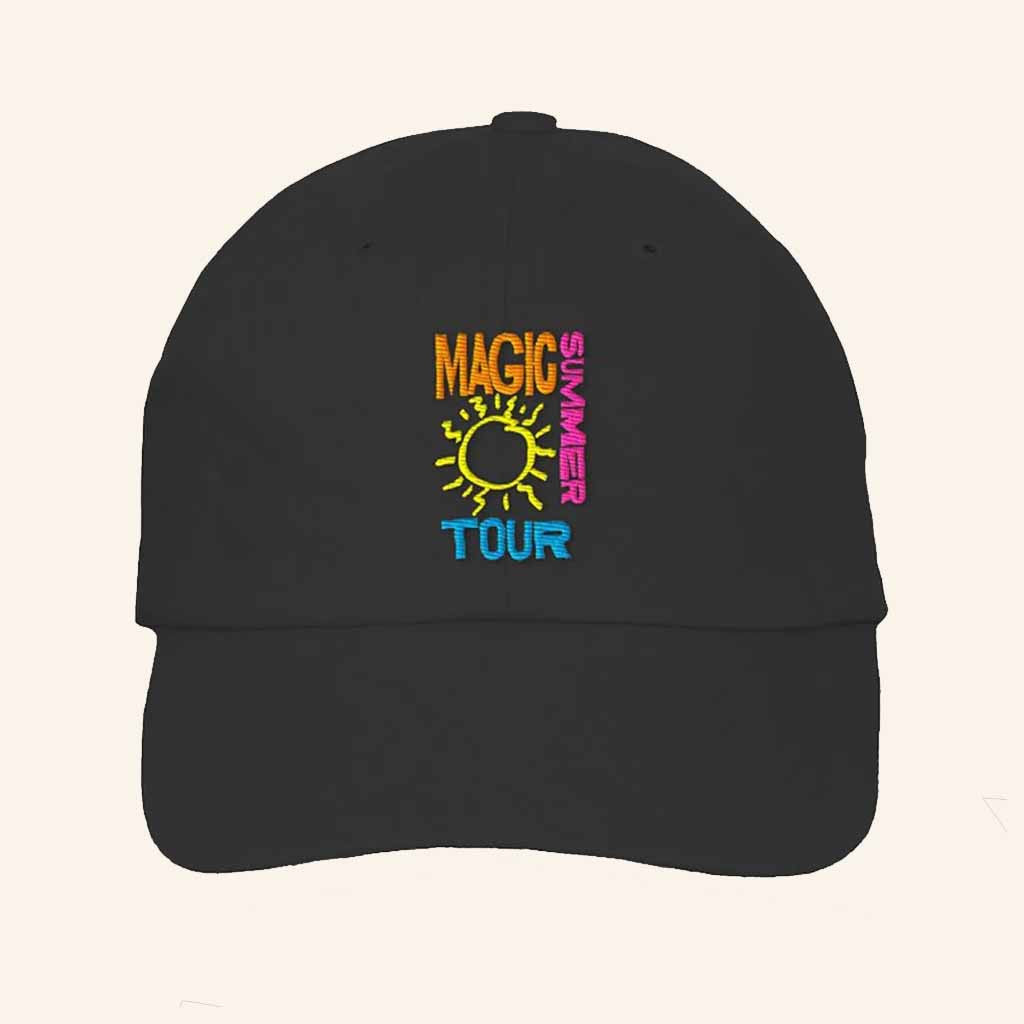 NKOTB Merch Magic Summer Tour Embroidered Hat Best Gifts For Music Lovers - Lilybirchmarket