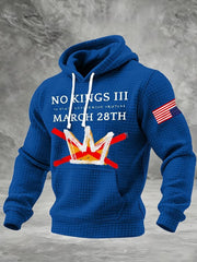 No Kings III 50 State Nationwide Protest March 28th Hoodie Men's FDT Anti Trump Clothing - Lilybirchmarket