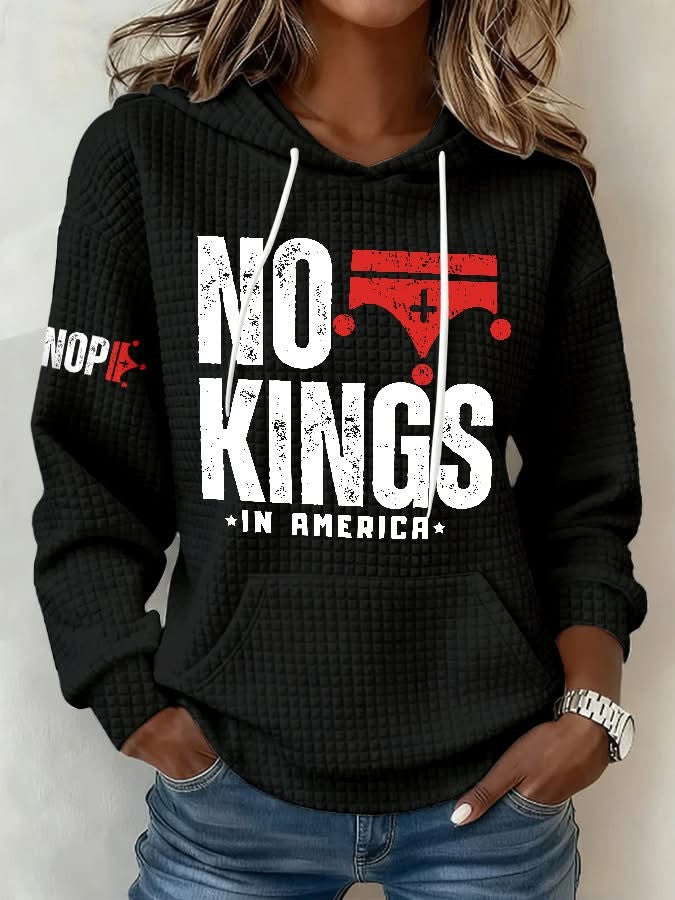 No Kings III 50 State Nationwide Protest March 28th Hoodie No King In America Anti Trump Merch - Lilybirchmarket