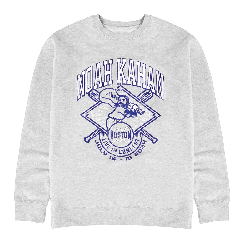 Noah Kahan Merch Fenway Fanatic Crewneck Sweatshirt Unique Gifts For Music Lovers - Lilybirchmarket