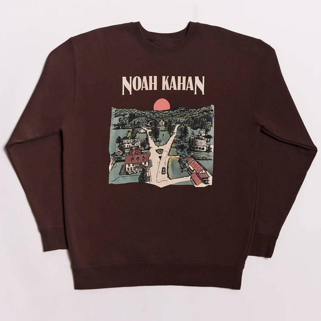 Noah Kahan Merch Greetings From Strafford Crewneck Sweatshirt Presents For Music Lovers - Lilybirchmarket