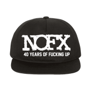 Nofx Merch 40 Years Of Fuckin Up Snapback Hat Great Gifts For Dad - Lilybirchmarket