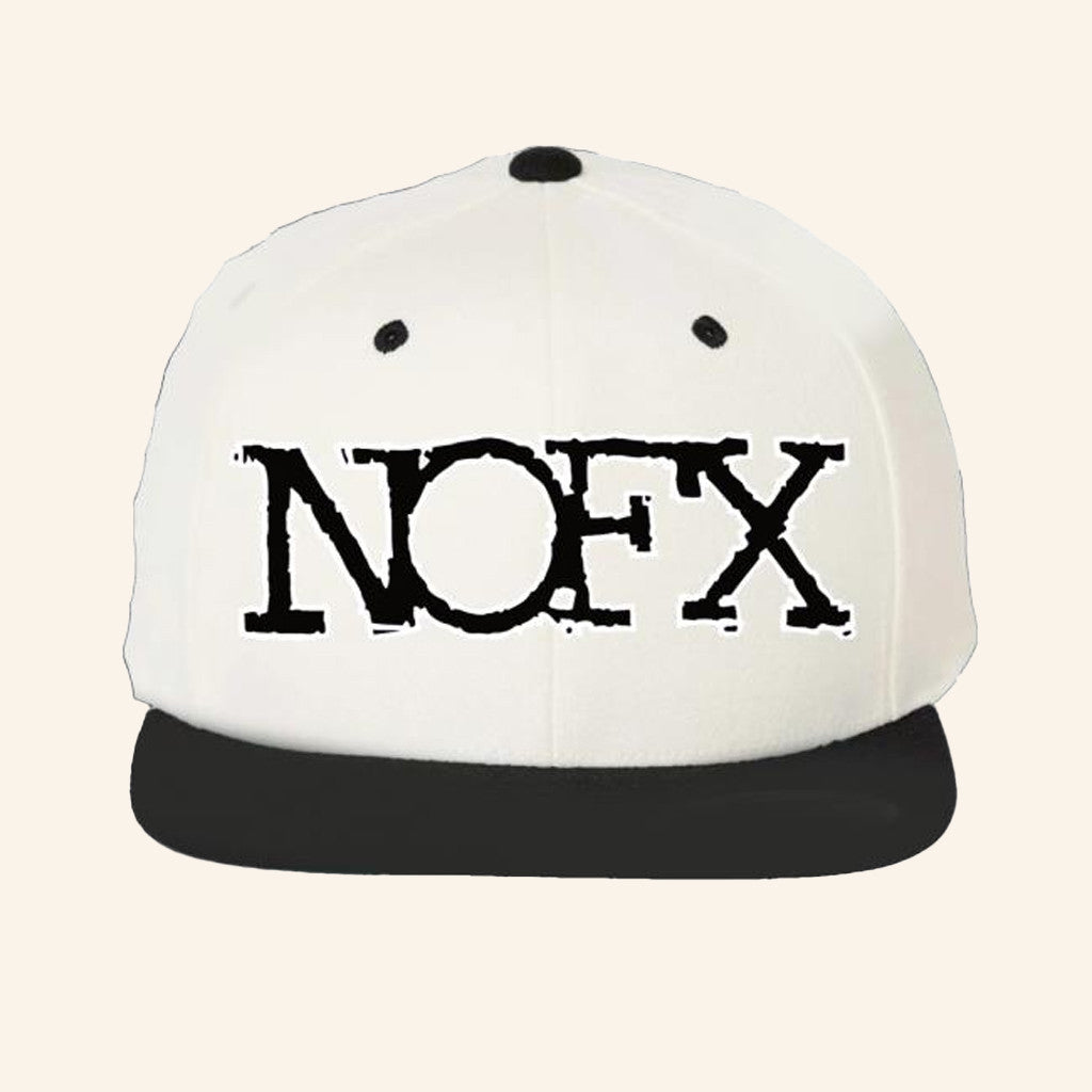 NOFX Merch Embroidered Snapback Hat Birthday Gifts For Boyfriend - Lilybirchmarket