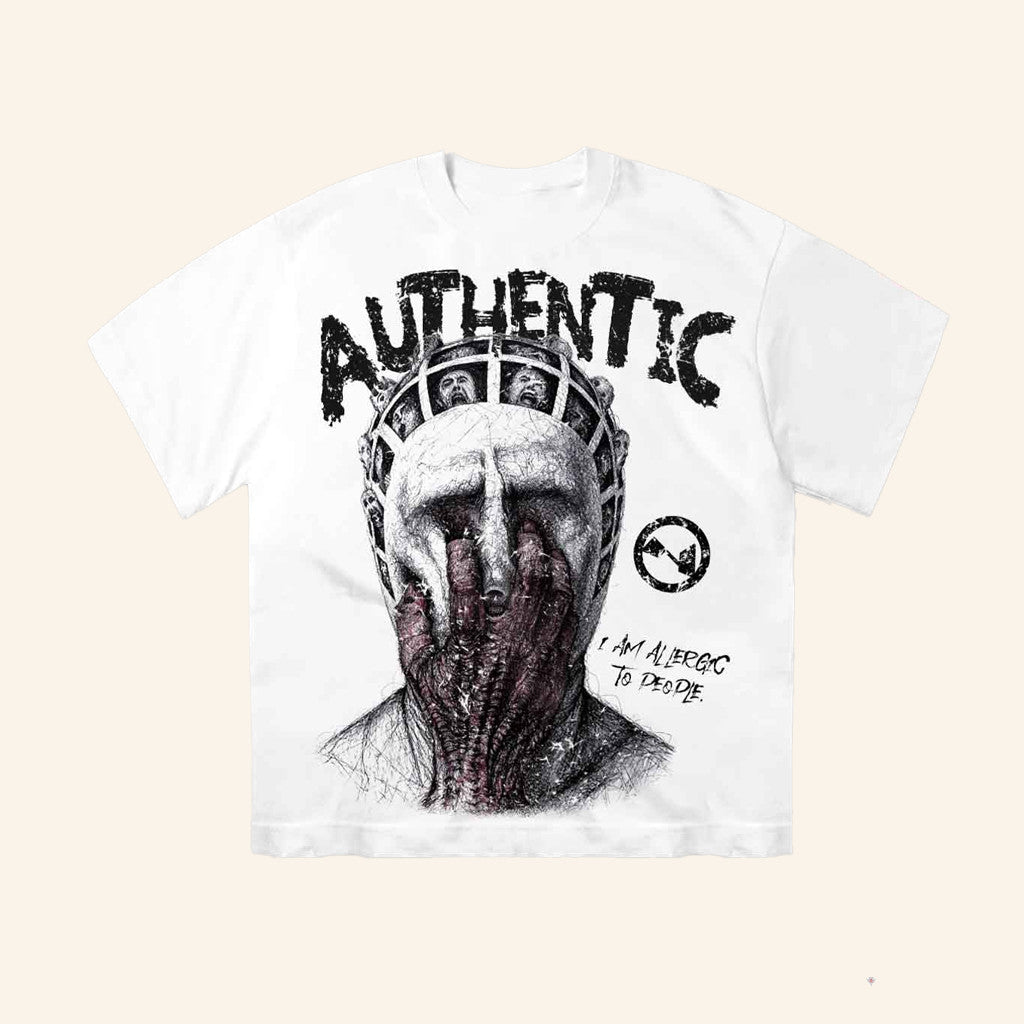 Noissey Merch I Am Allergic To People Surreal Painting T-Shirt Gifts For Friends - Lily Birch Market