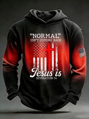 Normal Isn't Coming Back Jesus Is Revelation Hoodie Faith Based Clothing Religious Easter Gifts - Lilybirchmarket