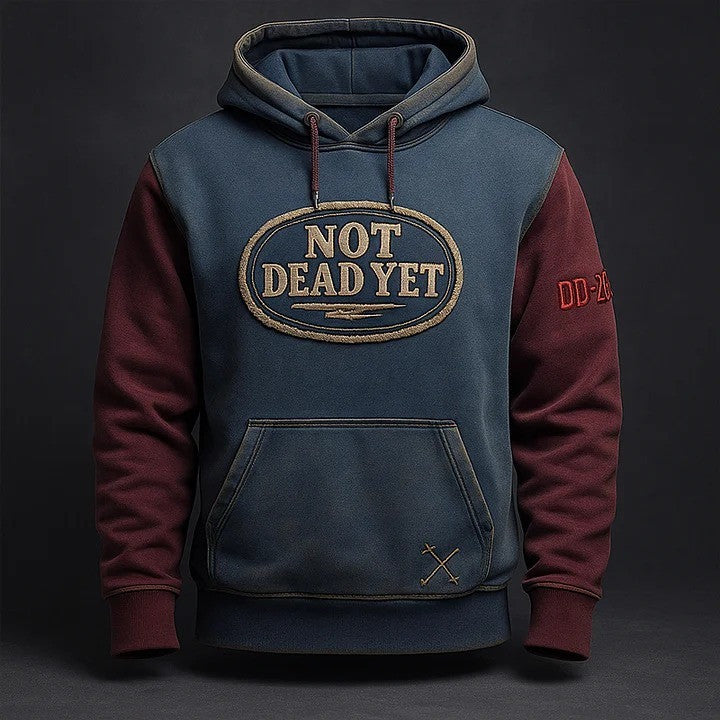 Not Dead Yet Dd 214 Veteran Hoodie 3D Print Patriotic Proud Served DD214 Veteran Gifts - Lilybirchmarket