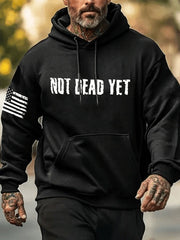 Not Dead Yet Veteran Hoodie For Men' Best Veteran Clothing Gifts For Husband - Lilybirchmarket