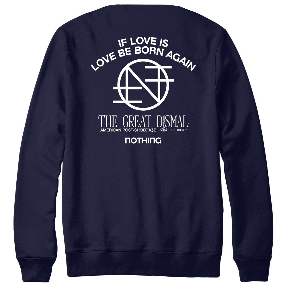 Nothing Merch Love Is Navy Sweatshirt Nothing Sweatshirt Dad Gifts For Father'S Day 2025 - Lilybirchmarket