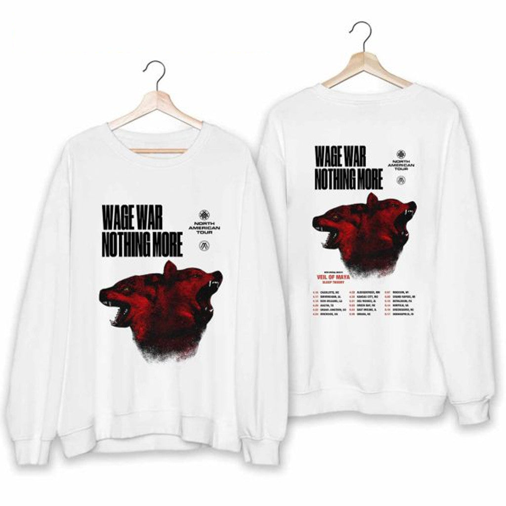 Nothing More Band Tour With Wage War Shirt Fan Merch Presents For Rock Music Lovers - Lilybirchmarket
