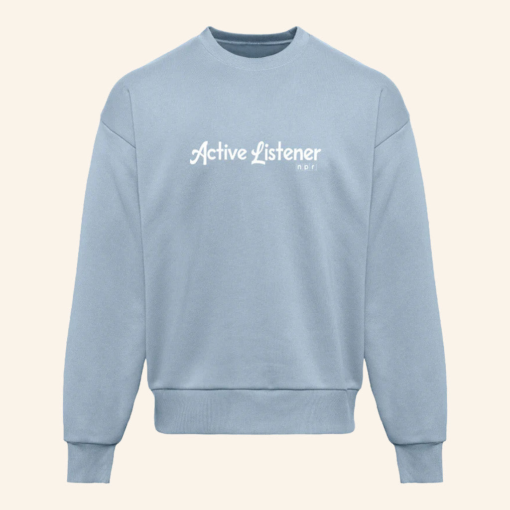 NPR Merch Active Listener Sweatshirt Good Christmas Gifts For Sister - Lilybirchmarket