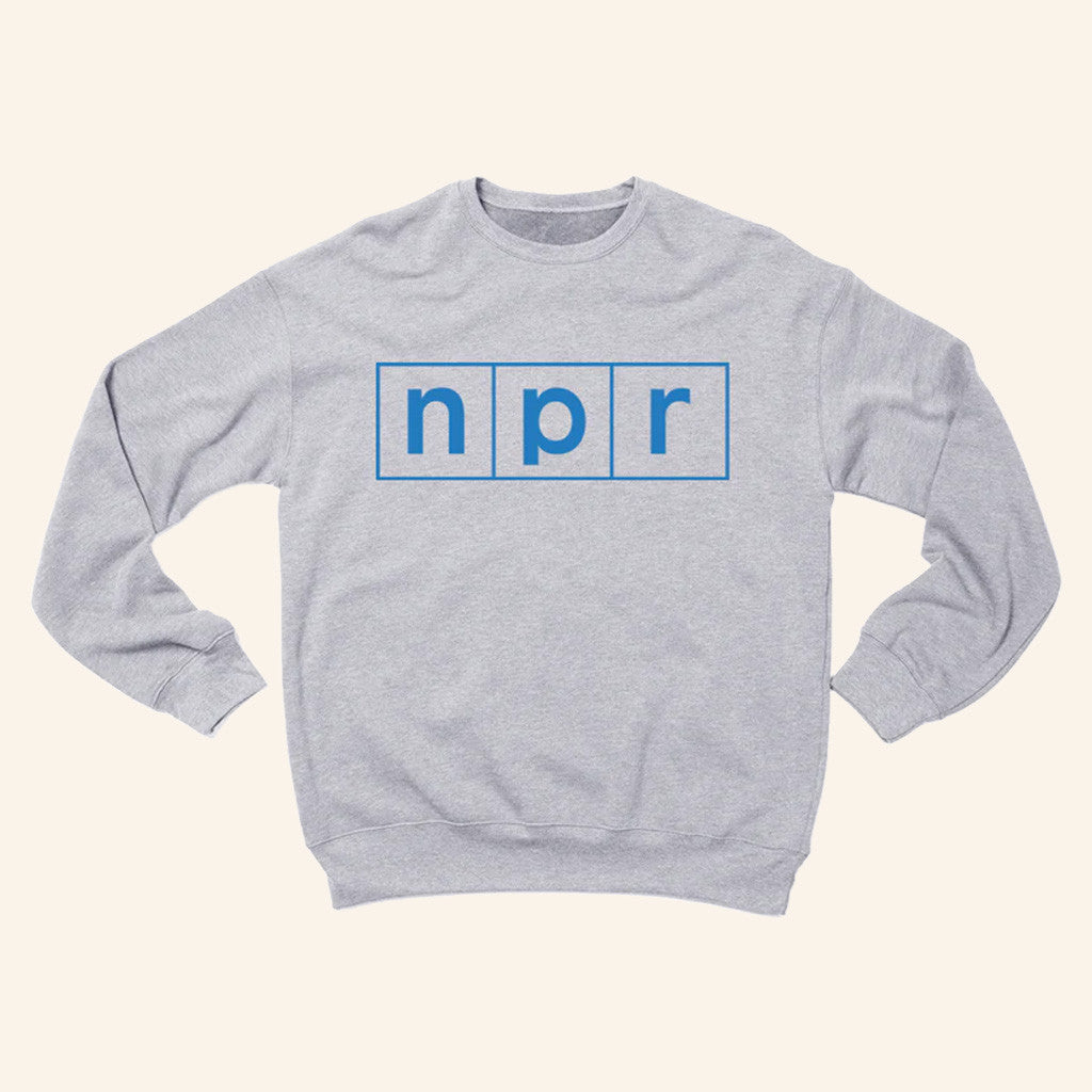 NPR Merch NPR Logo Sweatshirt Unique Christmas Present Ideas For Dad - Lilybirchmarket