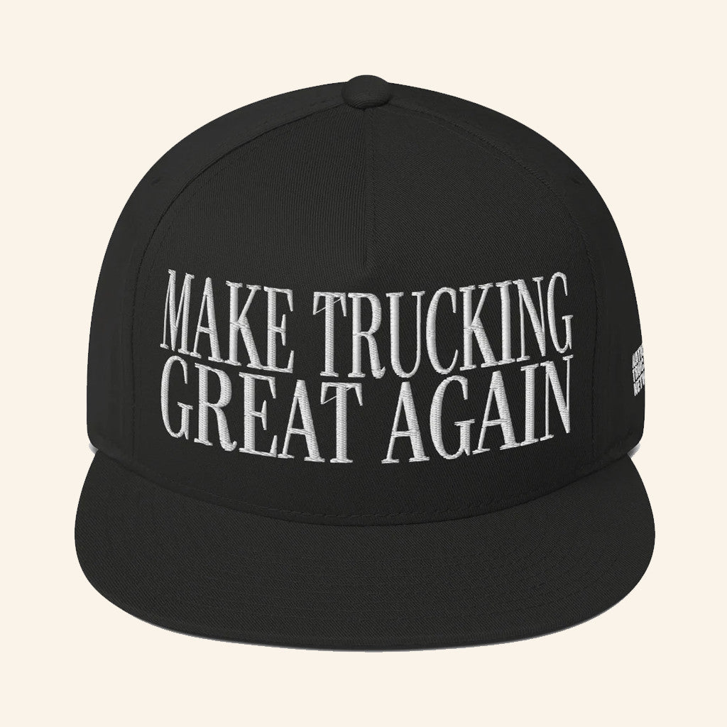 NTN Merch Embroidered Make Trucking Great Again Snapback Hat Gifts For Father - Lilybirchmarket