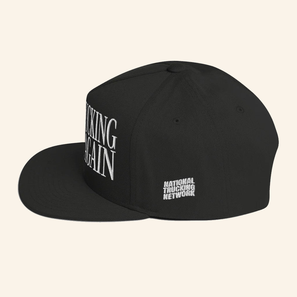 NTN Merch Embroidered Make Trucking Great Again Snapback Hat Gifts For Father - Lilybirchmarket