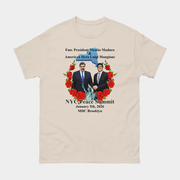 NYC Peace Summit Fmr President Nicolas Maduro And American Hero Luigi Mangione MDC Brooklyn Shirt - Lily Birch Market