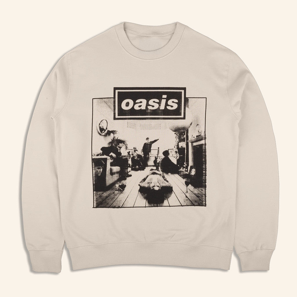Oasis Merch 2025 Live 25 Definitely Maybe Frame Sweatshirt Presents For Boyfriend - Lilybirchmarket