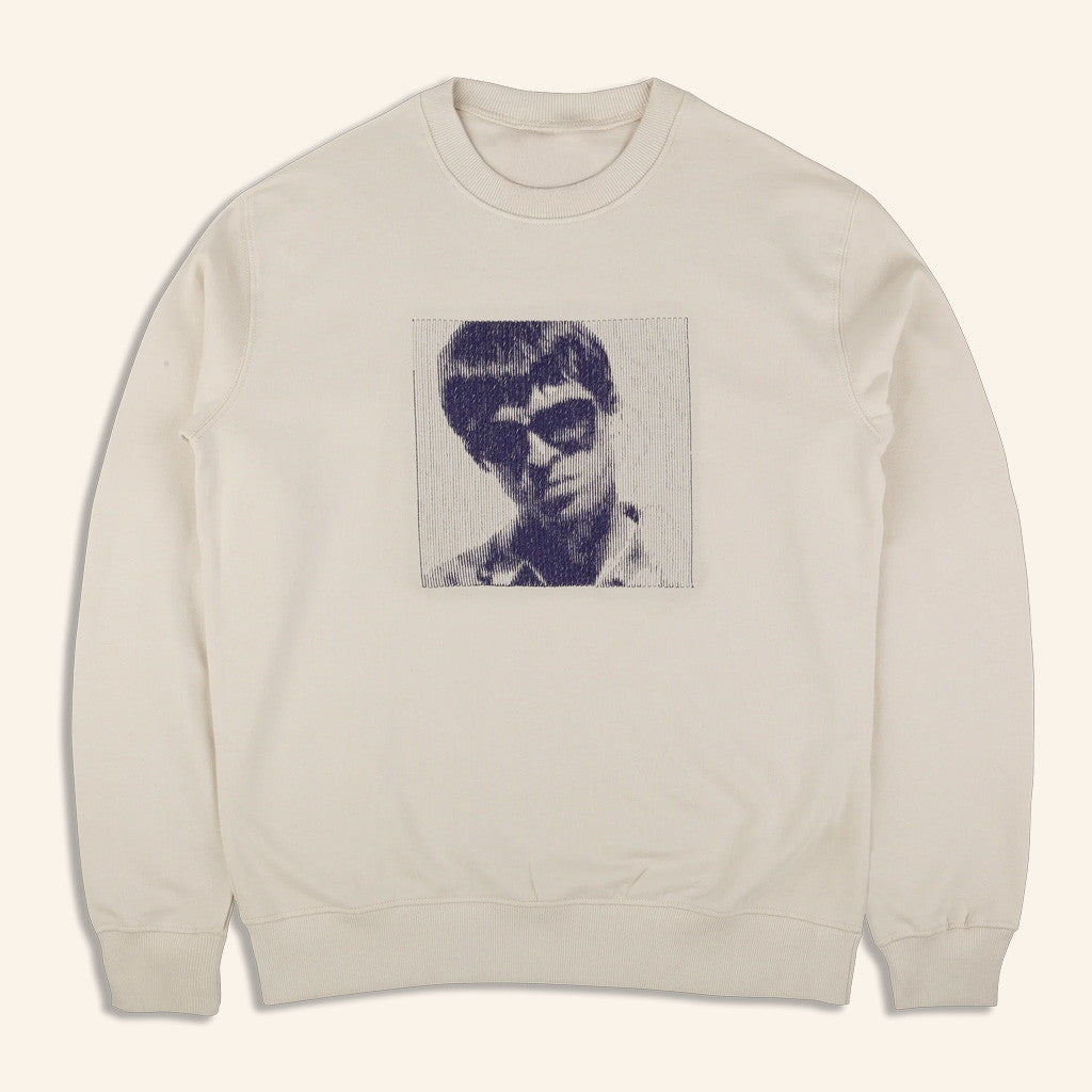 Oasis Merch 2025 Live 25 Noel Embroidered Portrait Sweatshirt Birthday Gift Ideas For Him - Lilybirchmarket