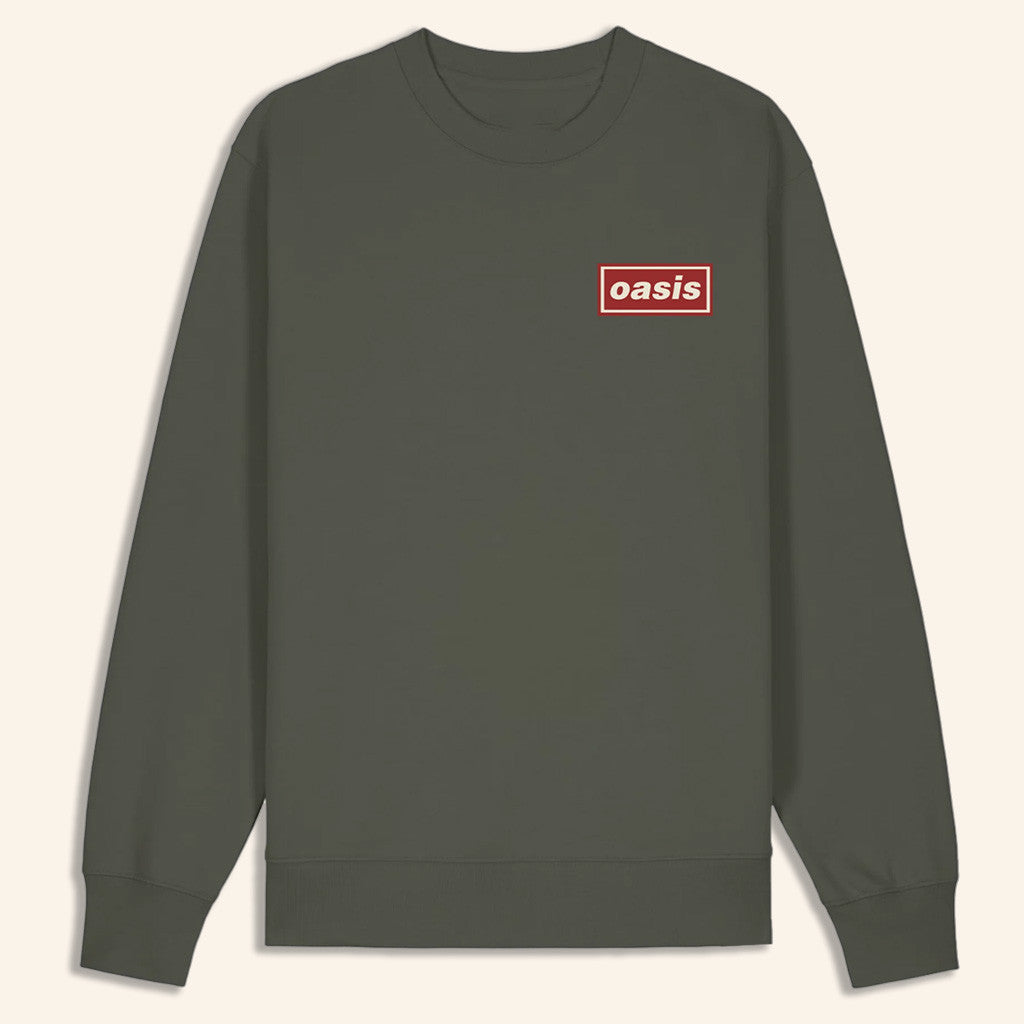 Oasis Merch 2025 Live 25 Red Decca Logo Sweatshirt Birthday Gift Ideas For Him - Lilybirchmarket