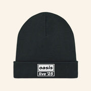 Oasis Merch Live '25 Beanie Black Unique Gifts For Music Lovers - Lilybirchmarket