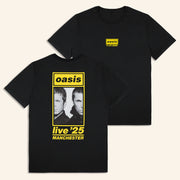Oasis Merch Live 25 Tour Shirt 11 07 Live 25 Manchester Event T-Shirt Black Present For Husband - Lily Birch Market