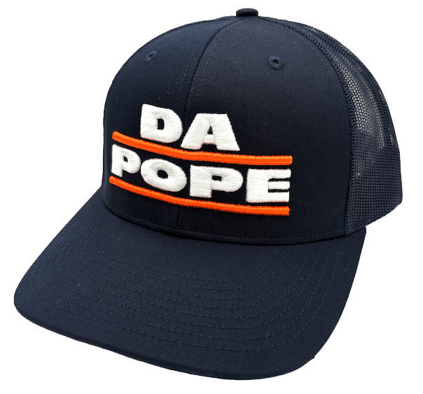 OBVIOUS SHIRTS Merch Da Pope Embroidered Trucker Hat Birthday Ideas For Him - Lilybirchmarket