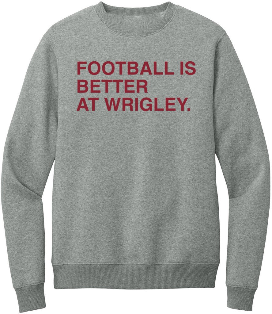 OBVIOUS SHIRTS Merch Football Is Better At Wrigley Sweatshirt Best Gift For Football Lovers - Lilybirchmarket