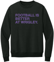 OBVIOUS SHIRTS Merch Football Is Better At Wrigley Sweatshirt Gift Ideas For Football Lovers - Lilybirchmarket