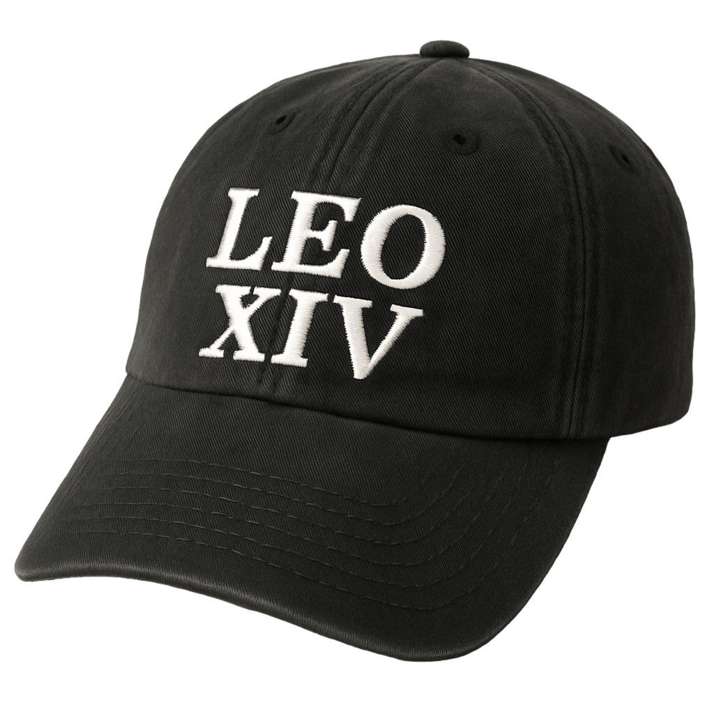 OBVIOUS SHIRTS Merch Leo XIV Embroidered Hat Gift Ideas For Father - Lilybirchmarket