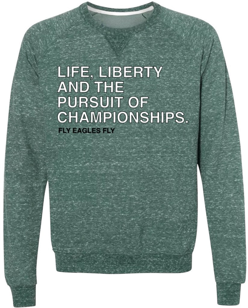 OBVIOUS SHIRTS Merch Life Liberty And The Pursuit Of Championships Sweatshirt Gift For Him - Lilybirchmarket