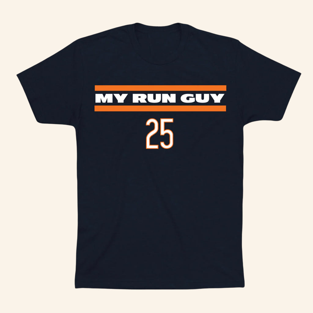 Obvious Shirts Merch My Run Guy 25 Shirt Kyle Monangai Chicago Football Merch Fan Gifts - Lily Birch Market