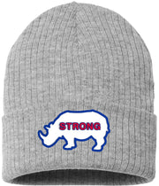 OBVIOUS SHIRTS Merch Ryno Strong Grey Beanie Good Gifts For Friends - Lilybirchmarket