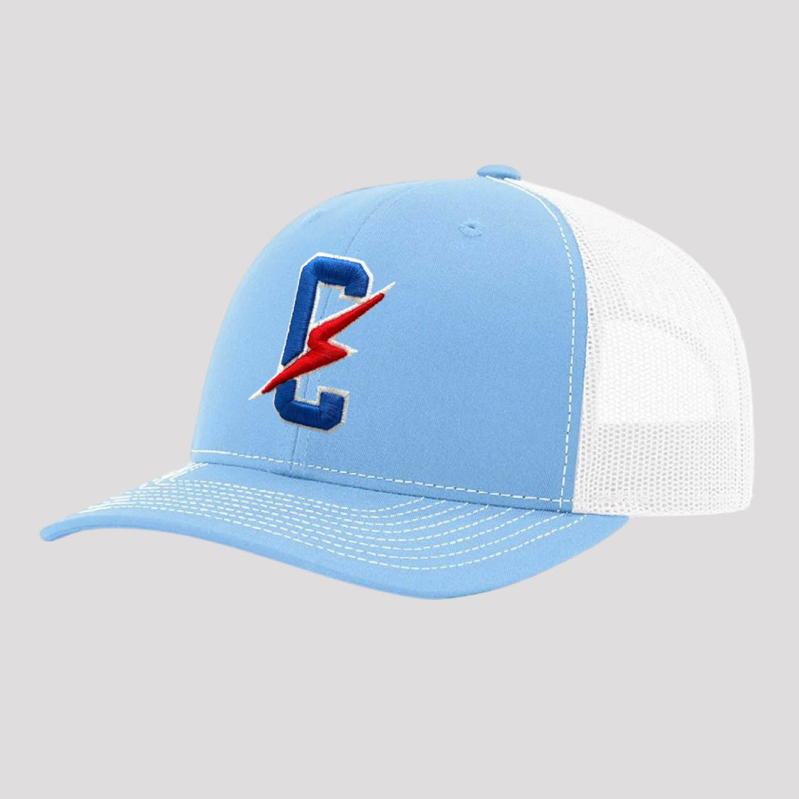 OBVIOUS SHIRTS Merch The Electric C Embroidered Trucker Hat Gift Ideas For Father - Lilybirchmarket
