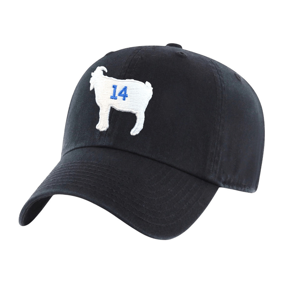 OBVIOUS SHIRTS Merch The Goat 14 Embroidered Black Hat Gift Ideas For Husband - Lilybirchmarket