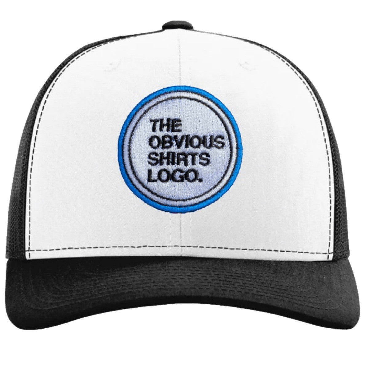 OBVIOUS SHIRTS Merch The Obvious Shirts Logo Embroidered Trucker Hat Gifts For Son - Lilybirchmarket