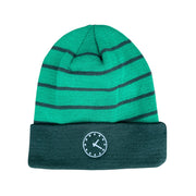 OBVIOUS SHIRTS Merch Wrigley Clock Striped Beanie Birthday Present For Wife - Lilybirchmarket
