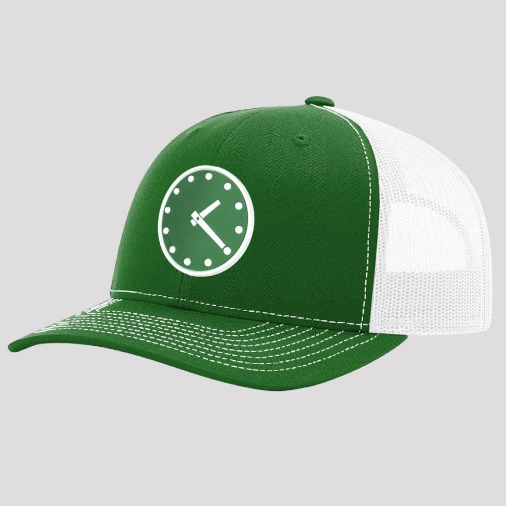OBVIOUS SHIRTS Merch Wrigley Clock Trucker Hat Embroidered Birthday Present For Husband - Lilybirchmarket
