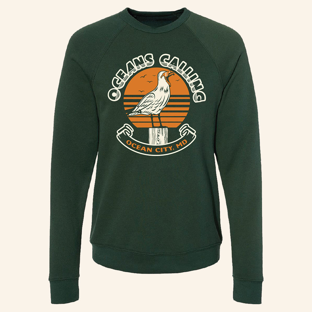 Oceans Calling Merch Seagull Sweatshirt Christmas Gift Ideas For Girlfriend - Lilybirchmarket