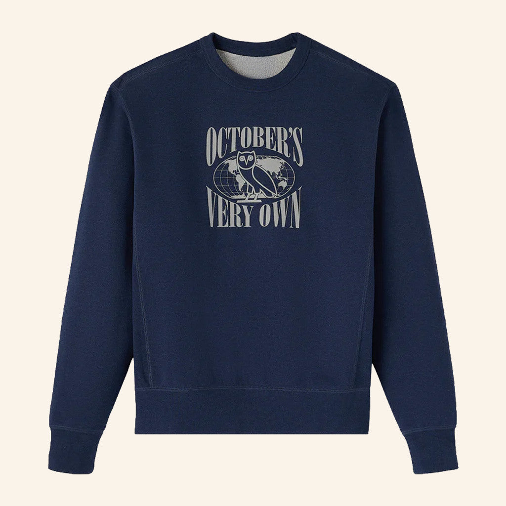 October's Very Own Merch Garment Crewneck OVO Sweatshirt Christmas Gifts For Boyfriend - Lilybirchmarket