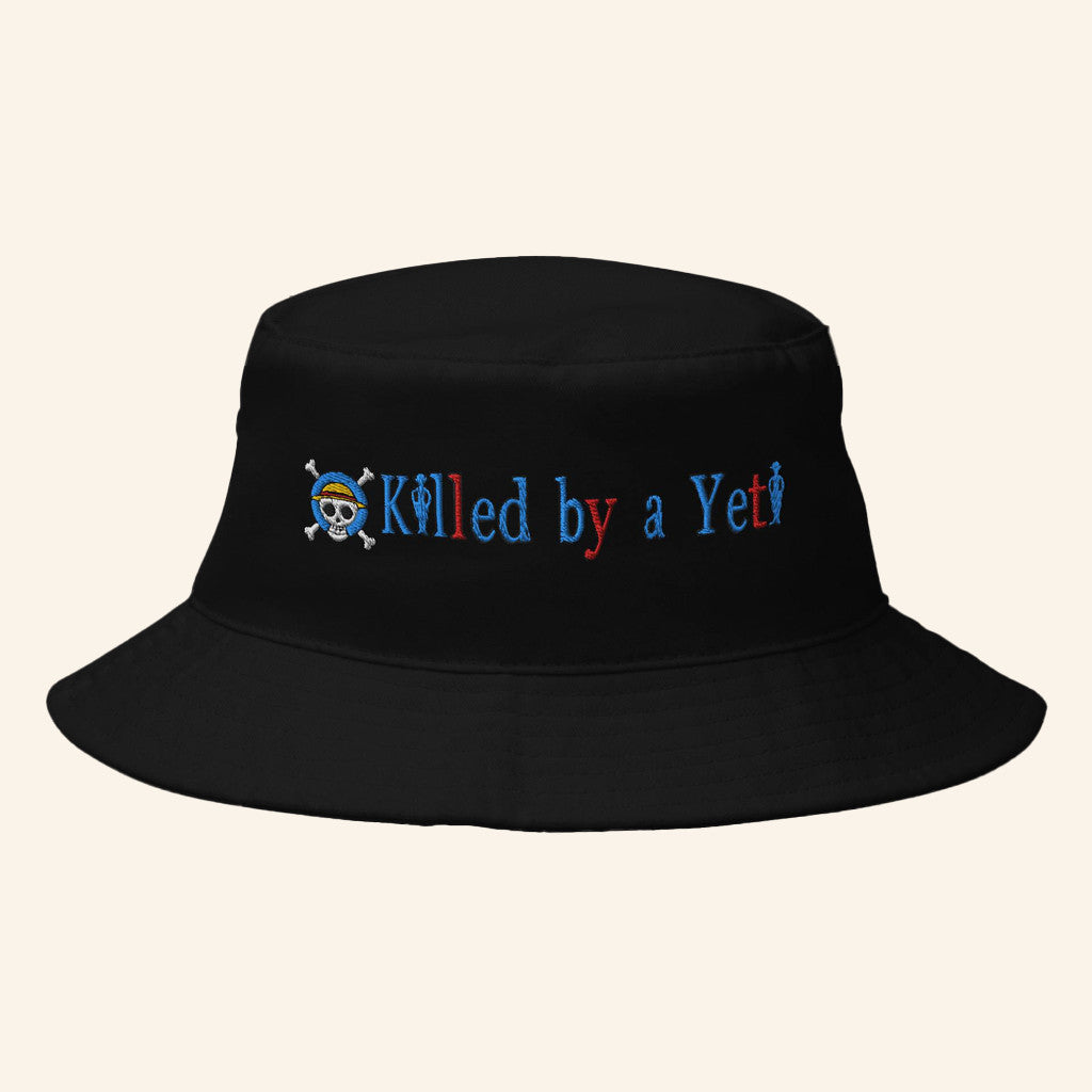 Odd Duck Coffee And Apparel Merch Killed By A Yeti One Piece Bucket Hat Gifts For Brothers - Lilybirchmarket