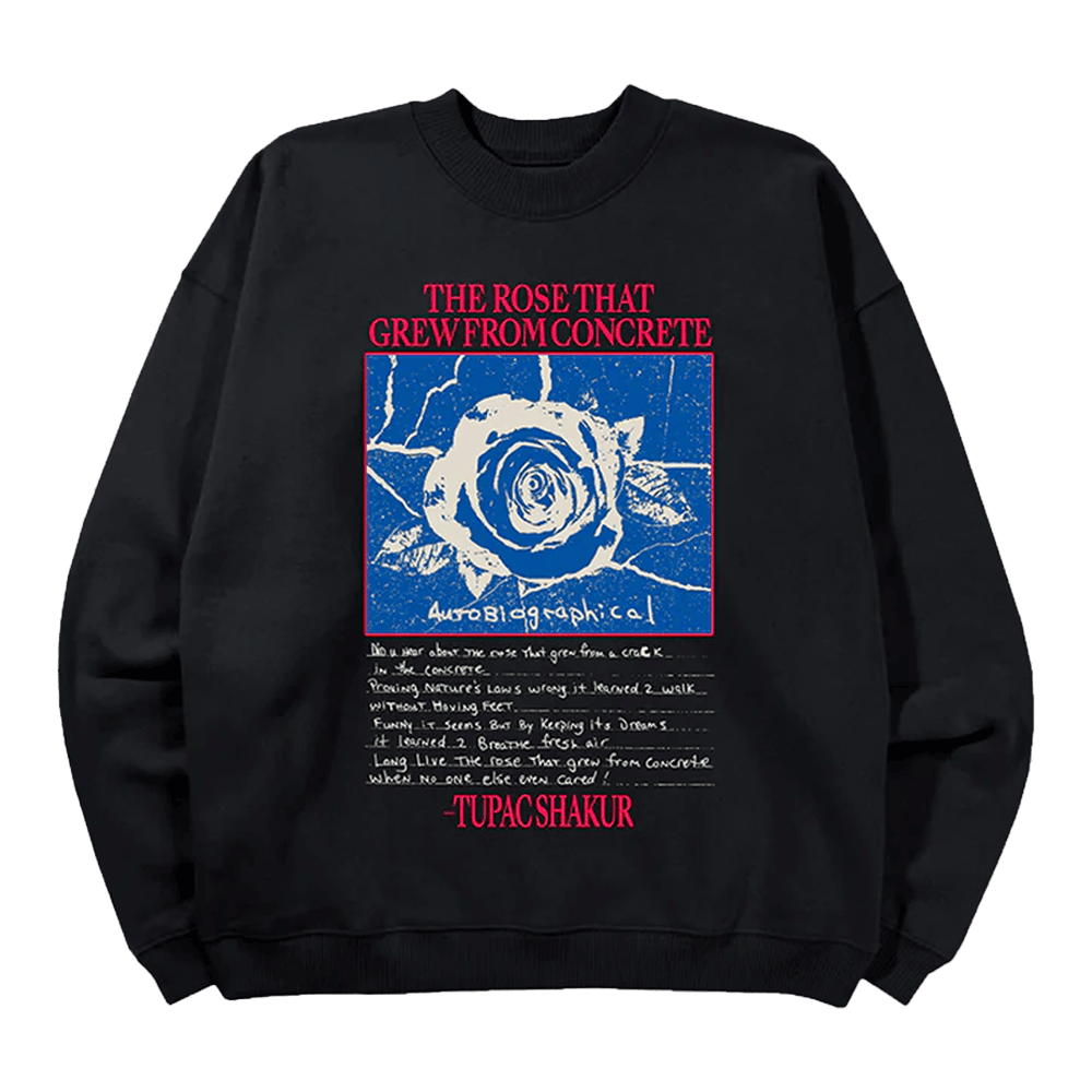 Official 2pac Merch 2pac Sweatshirt From Concrete Crewneck Fathers Day Delivery Gifts - Lilybirchmarket